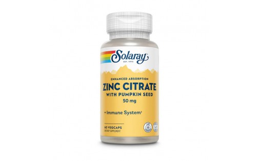 Zinc Citrate 50 mg (60 veg caps)