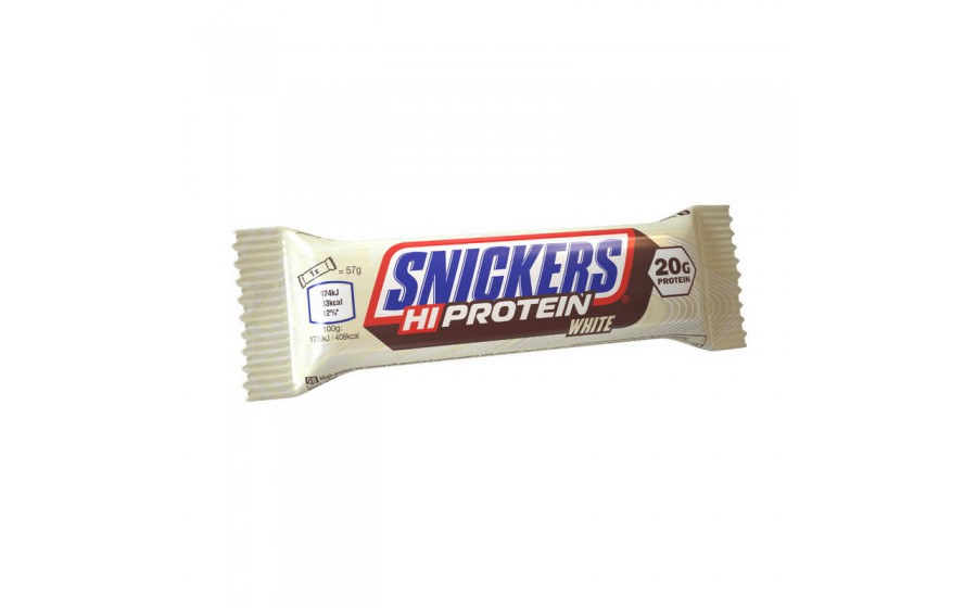 SNICKERS Hi Protein Bar (57 g, white chocolate)