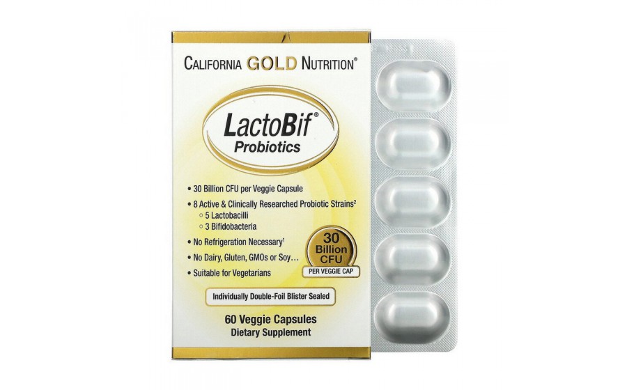 LactoBif Probiotics 30 Billion (60 veg caps)