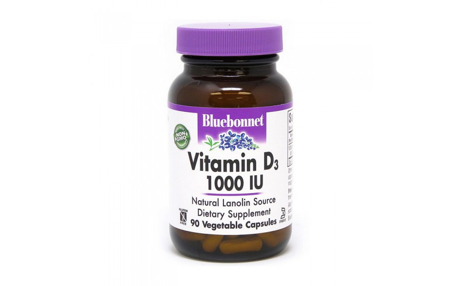 Vitamin D3 1000 IU (25 mcg) (90 veg caps)