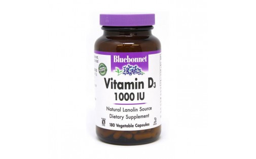 Vitamin D3 1000 IU (25 mcg) (180 veg caps)