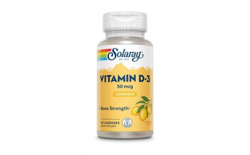 Vitamin D3 2000 IU (50 mcg) (60 lozenges, lemon)