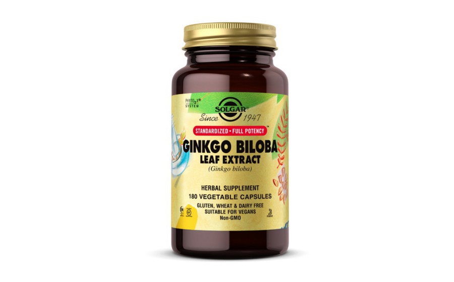 Ginkgo Biloba Leaf Extract (180 veg caps)