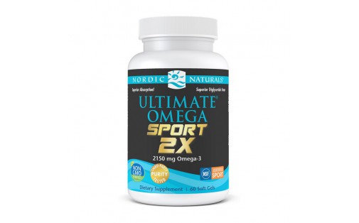 Ultimate Omega Sport 2X 2150 mg omega-3 (06 soft gels, great lemon)