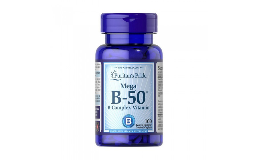 Mega B-50 B-Complex Vitamin (100 caps)