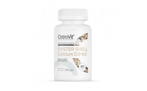 Oyster Shell Calcium D3 + K2 (90 tabs)