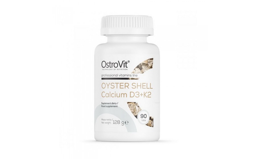 Oyster Shell Calcium D3 + K2 (90 tabs)