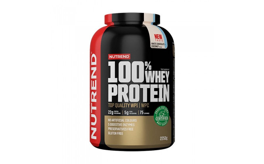 100% Whey Protein (2,25 kg, caramel latte)