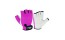 Weightlifting Gloves White-Pink (S size)