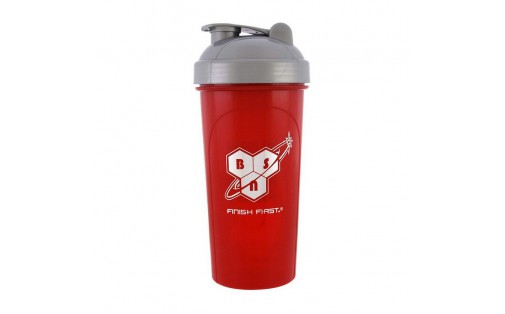 Shaker BSN Finish First (700 ml, red/grey)