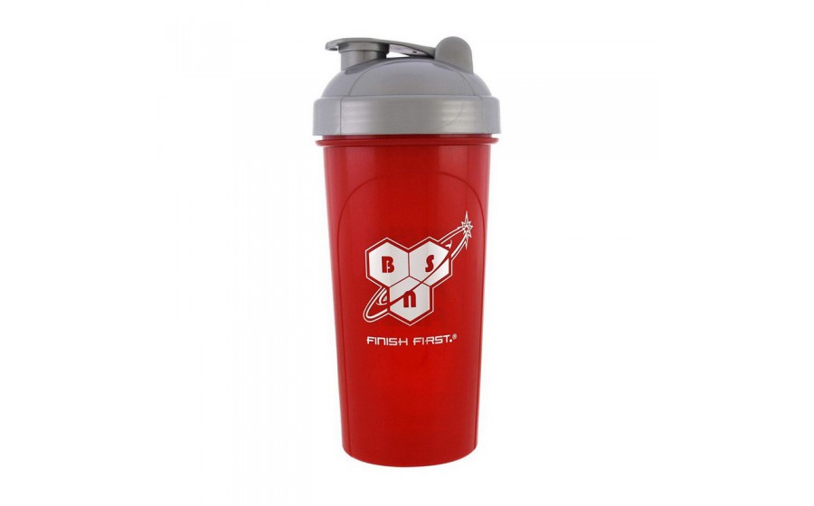 Shaker BSN Finish First (700 ml, red/grey)