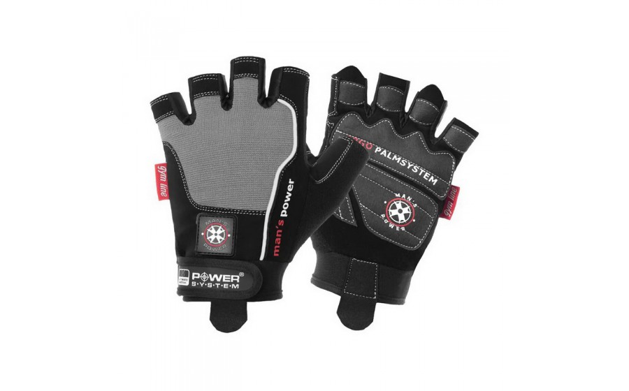 Mans Power Gloves Grey 2580GR (L size)