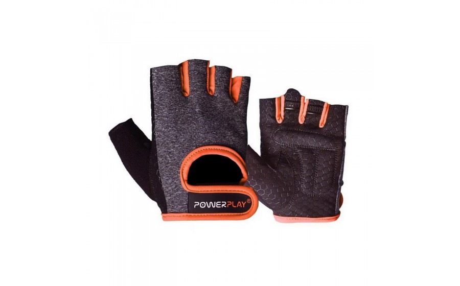 Womans Fitness Gloves Orange 2935 (S size)