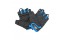 Dead Lift Gloves Blue/Black (S size, Blue/Black)