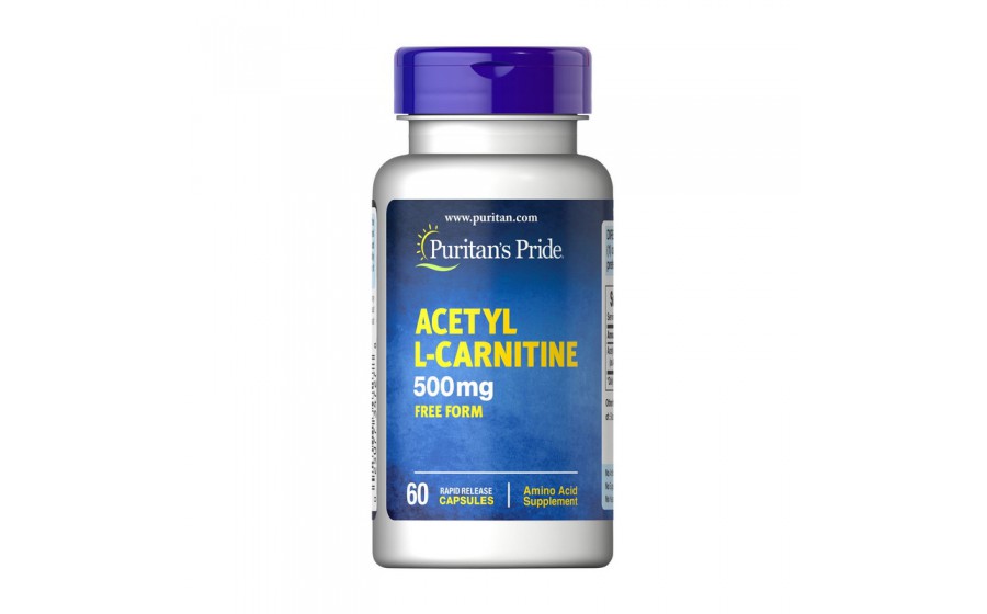 Acetyl L-Carnitine 500 mg Free Form (60 caps)