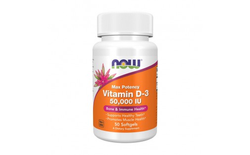 Vitamin D-3 50000 IU (50 softgels)