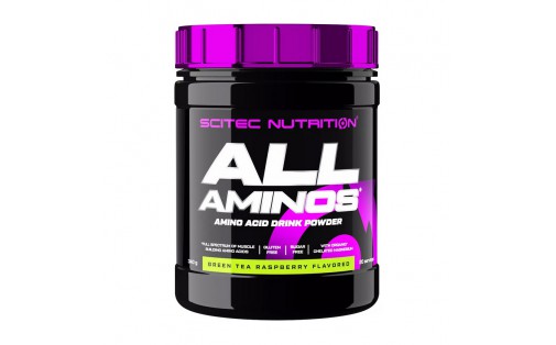 All Aminos (340 g, green tea raspberry)