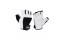 Fitness Gloves White/Black (XL size, White/Black)