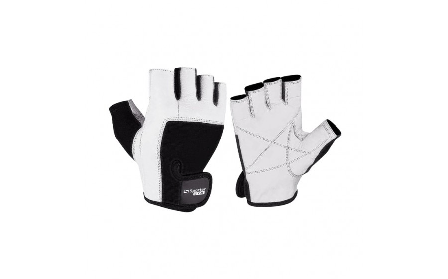 Fitness Gloves White/Black (XL size, White/Black)