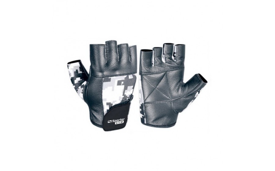 Weightlifting Gloves Black/Camo (S size, Black/Camo)