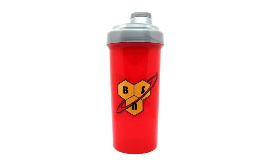 Shaker Bottle BSN (750 ml, red/grey)