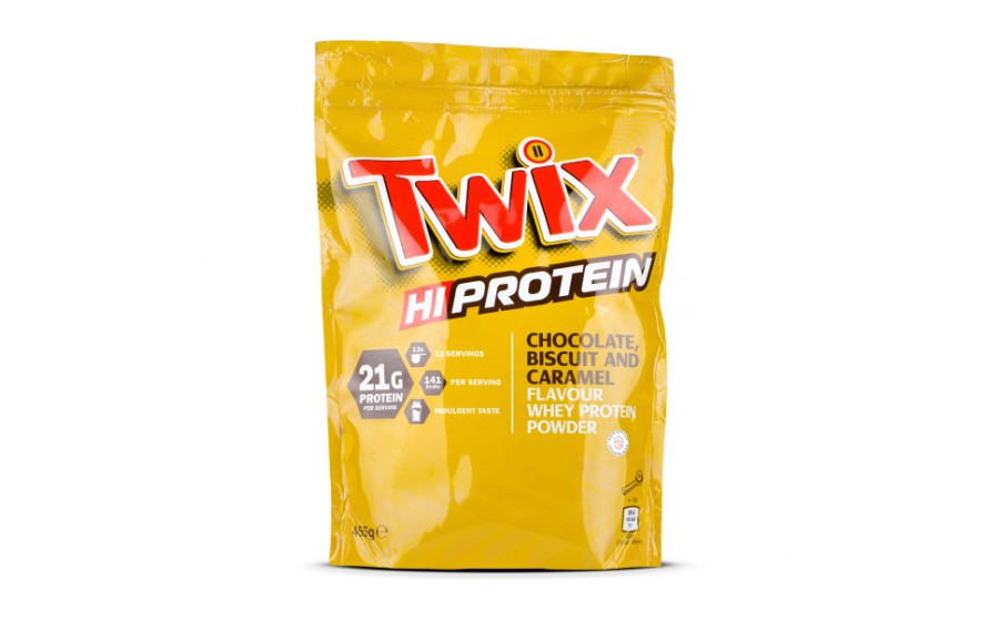 Twix Hi Protein (455 g, chocolate, biscuit and caramel)