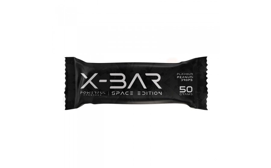 X-Bar 30% protein Space Edition (50 g, peanut+drops)