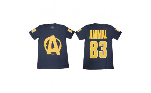 Universal Animal Jersey T-Shirt Black (S size)