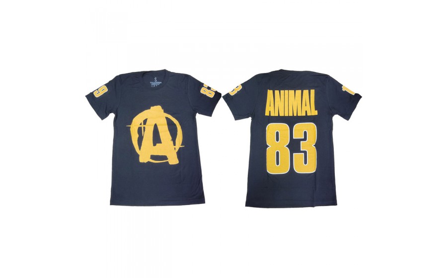 Universal Animal Jersey T-Shirt Black (S size)