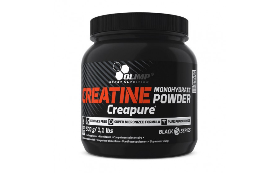 Creatine Monohydrate Powder Creapure (500 g, unflavored)