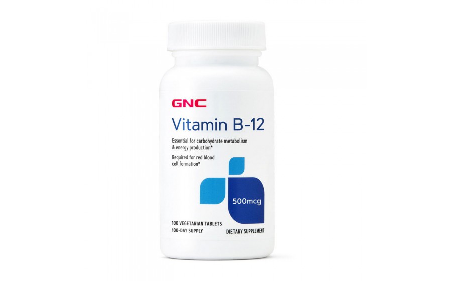 Vitamin B-12 500 mcg (100 veg tabs)