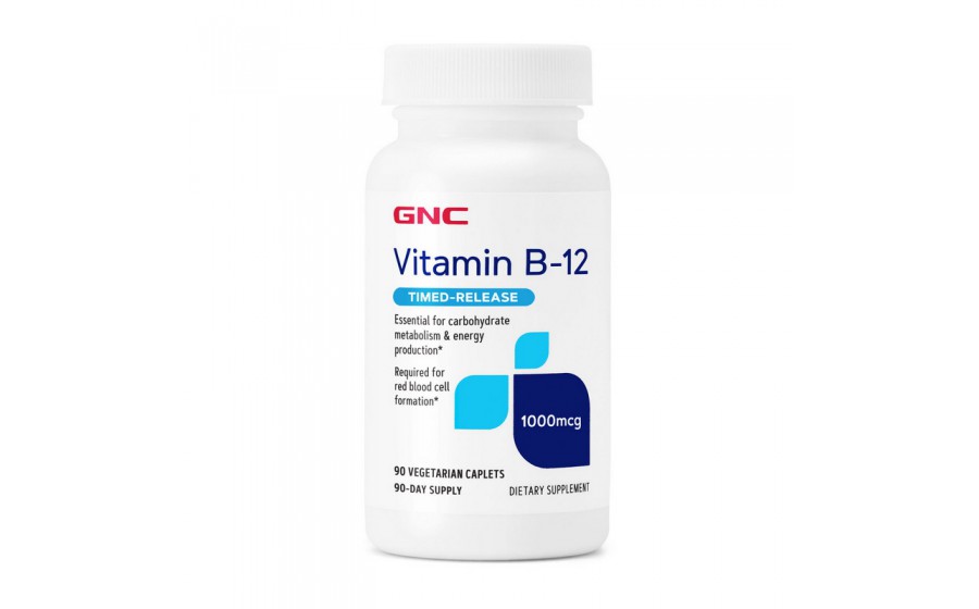 Vitamin B-12 1000 mcg Timed-Release (90 veg caplets)