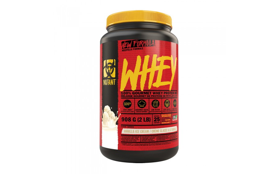 Mutant Whey (908 g, vanilla ice cream)