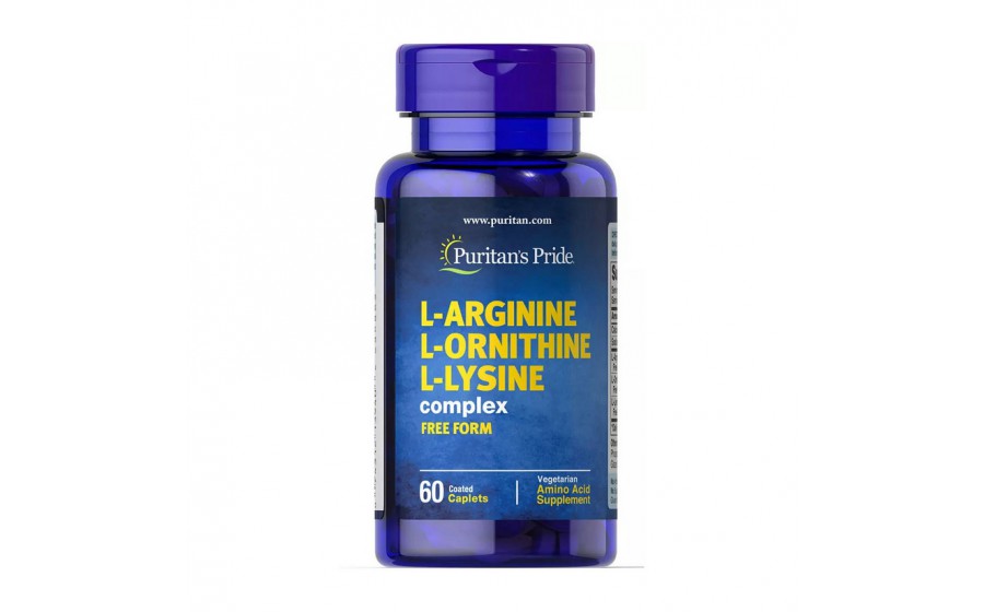 L-Arginine L-Ornithine L-Lysine (60 caplets)