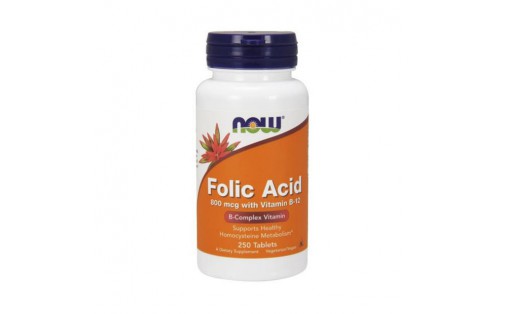 Folic Acid 800 mсg with Vitamin B-12 (250 tabs)