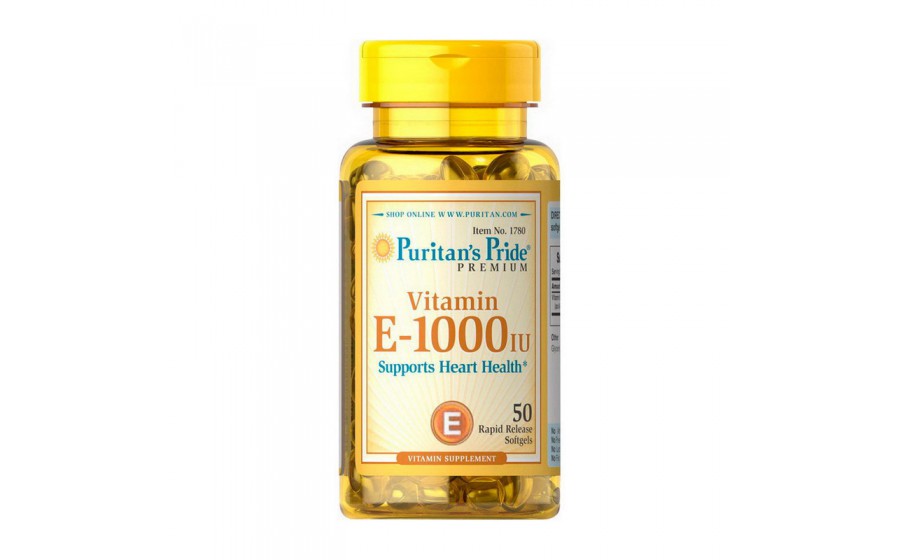 Vitamin E 450 mg (1000 IU) (50 softgels)