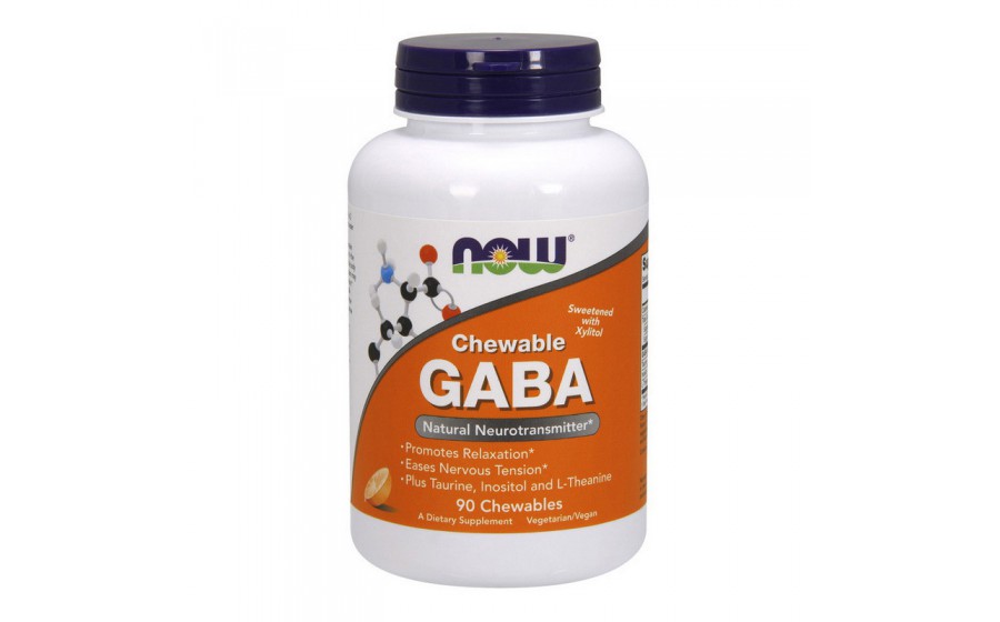 GABA Chewable (90 chewables, orange)