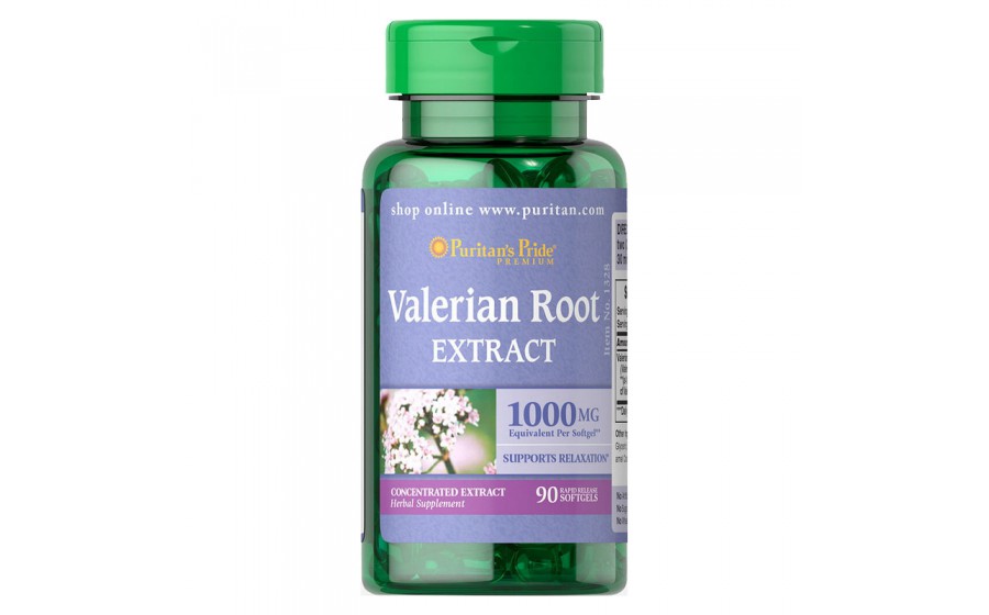 Valerian Root Extract 1000 mg (90 softgels)