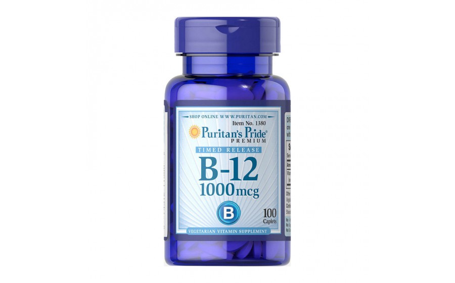 Vitamin B-12 1000 mcg time release (100 caplets)