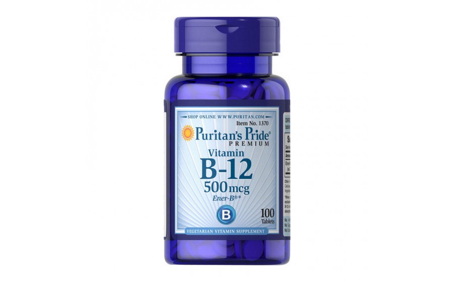 Vitamin B-12 500 mcg (100 tablets)