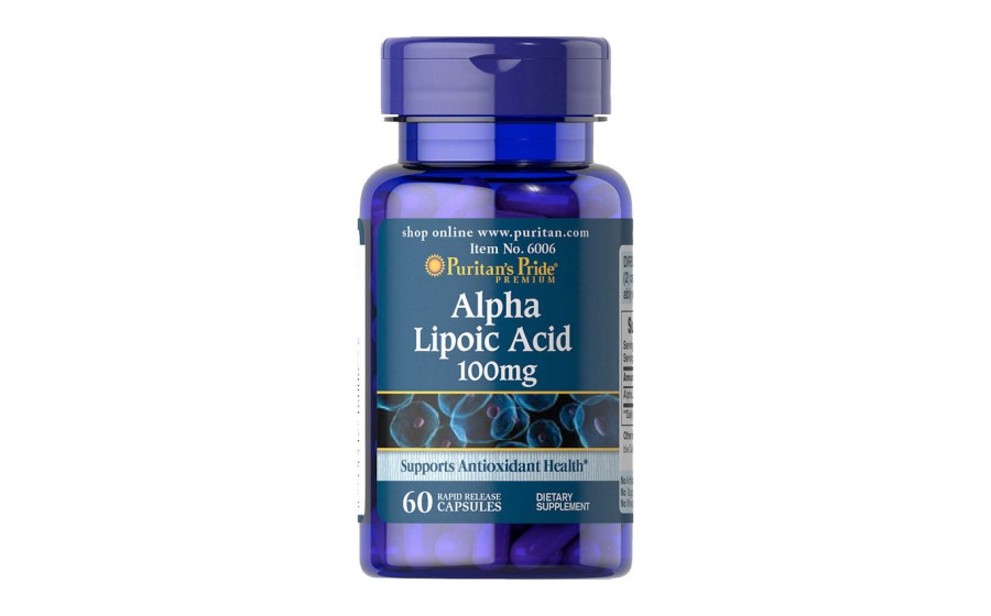 Alpha Lipoic Acid 100 mg (60 caps)