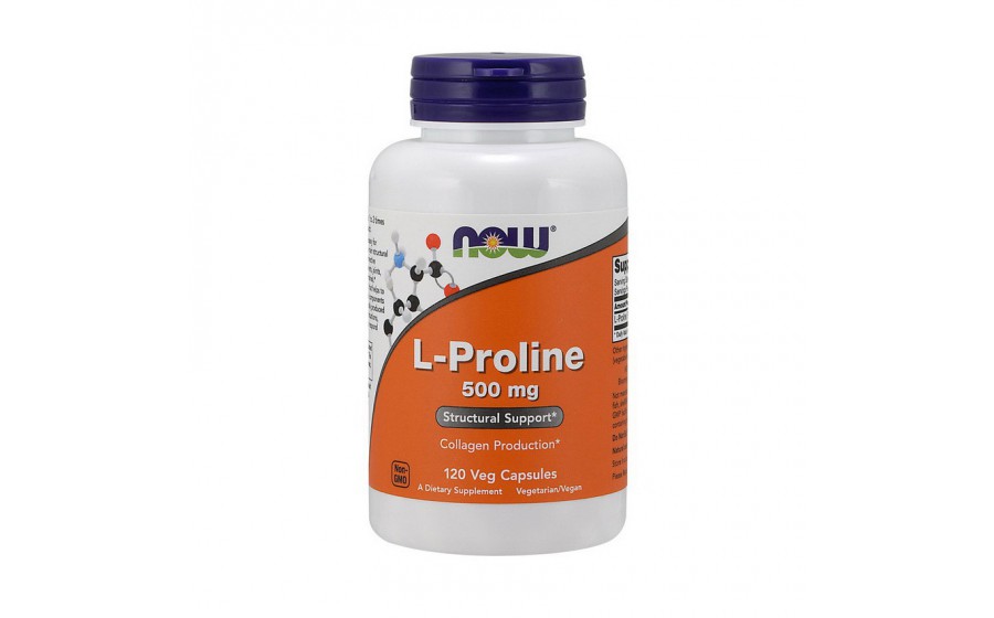 L-Proline 500 mg (120 veg caps)