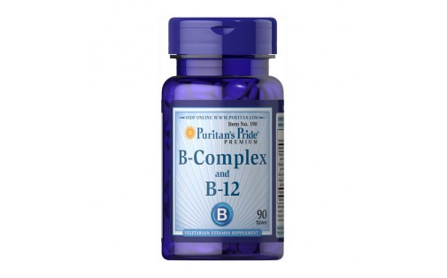 Vitamin B-Complex and Vitamin B-12 (90 tablets)