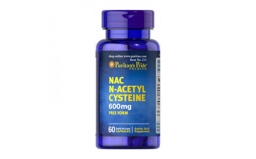 NAC N-Acetyl Cysteine 600 mg (60 caps)