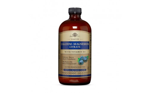 Calcium Magnesium Citrate with vit D3 (473 ml, natural strawberry)