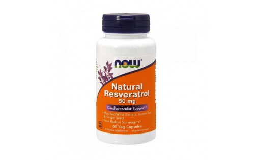 Natural Resveratrol 50 mg (60 veg caps)