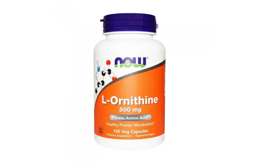 L-Ornithine 500 mg (120 veg caps)