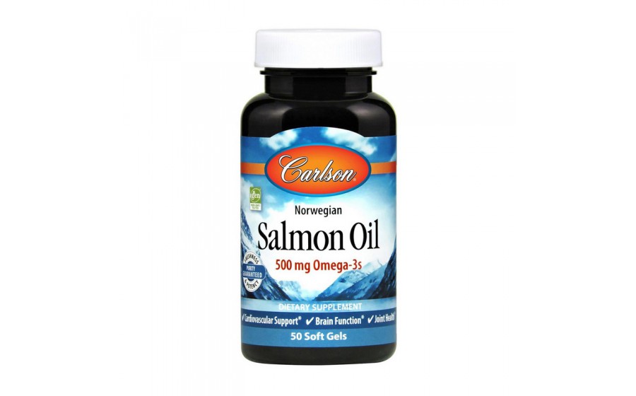 Salmon Oil 500 mg Omega-3s (50 soft gels)