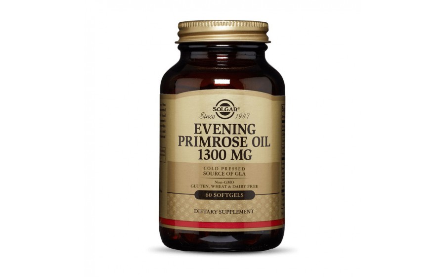 Evening Primrose Oil 1300 mg (60 softgels, pure)