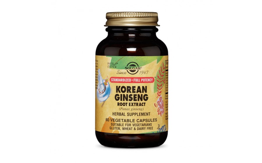 Korean Ginseng root extract (60 veg caps)